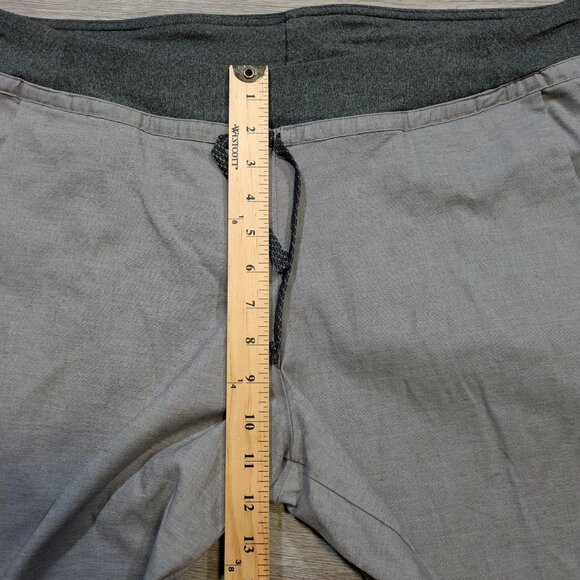 Patagonia Women's Large Hampi Rock Pants Climbing Joggers Gray Hemp Drawstring - Picture 12 of 14